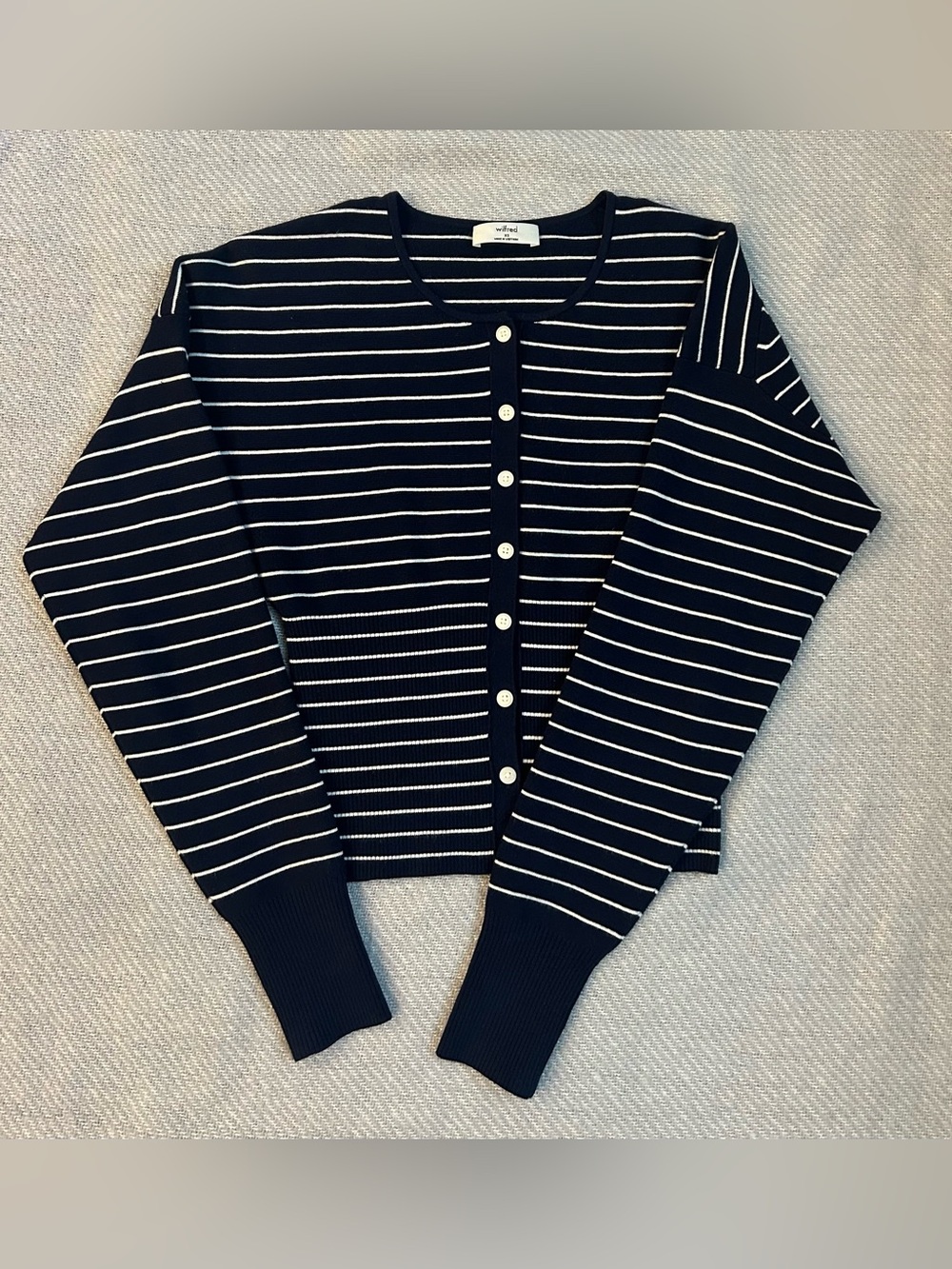 Aritzia Wilfred Striped Golightly Cardigan - Wonder Yarn - XS